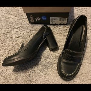 Black Leather Bass Shoes